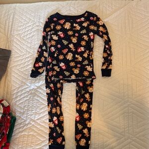 Old Navy Black and Brown Kids Pajama Set